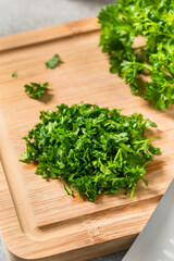 Raw Green Organic Minced Parsley