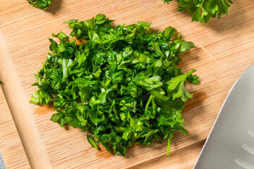 Raw Green Organic Minced Parsley