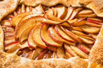 Sweet Autumn Homemade Apple Galette Dessert