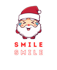 Santa Smile Graphic Design