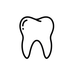 tooth isolated on white