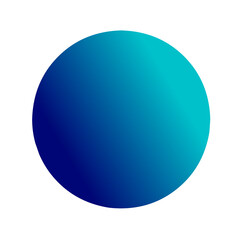 Two Color gradient sphere png