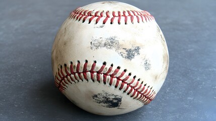 Well-Used Baseball Close Up Photography