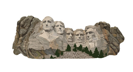Mount Rushmore's Majestic Faces A Stone-Carved Tribute to American Presidents