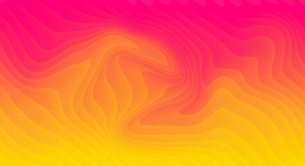 Abstract flowing gradient background with pink and yellow colors