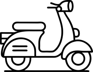 scooter vector illustration