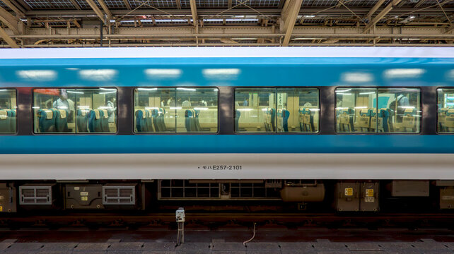 特急電車の側面