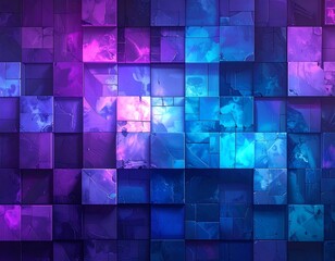 Abstract Colorful Geometric Pattern.