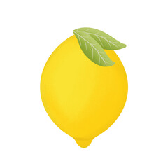 lemon isolated on white