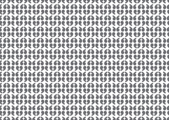 grey quotation marks seamless pattern background vector design