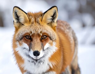 Obraz premium Red fox portrait