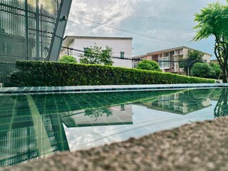 swimming pool in hotel