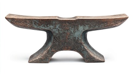 Obraz premium Decorative bronze-toned anvil