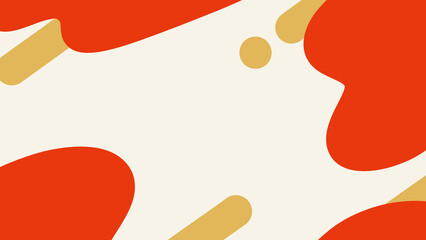 流体シェイプお正月カラー背景