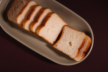Indian morning snacks called breads with tea soft and testy  