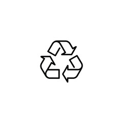 Obraz premium Recycling Symbol A Universal Sign of Environmental Responsibility and Conservation Efforts To Reduce Waste For A Better Tomorrow
