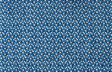 Close up blue floor braided rug textured background