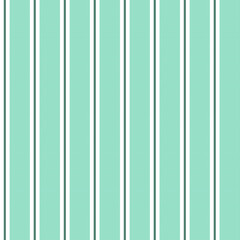 Obraz premium Aqua Green and white vertical striped pattern with a light summer vibe, ideal for textiles, beachwear, casual fashion, and modern fabric design.