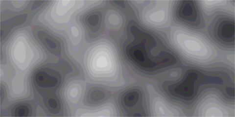 Abstract contour map topographic background pattern in shades of gray forming a seamless design perfect for various creative projects