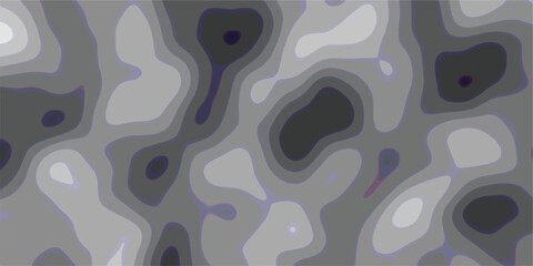 Abstract landscape topographical contour lines in shades of gray a modern artistic expression