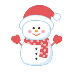 かわいい雪だるま