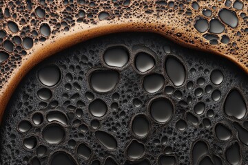 Oil slick with bubbles and texture