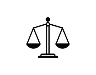 Justice Scales Balance Equality.