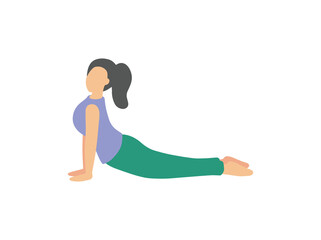 Woman Exercise Various Yoga Pose
