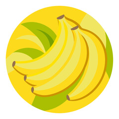 Banana Slice Top View