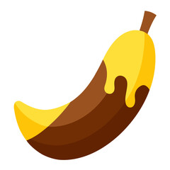 Banana Chocolate Vector