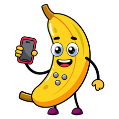 Banana Phone Vector