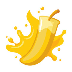 Banana Juice Vector