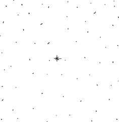 A texture in the form of many dots with a star in the center of the screen.