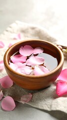 Petals in Bowl