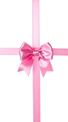 Pink ribbon bow (1)