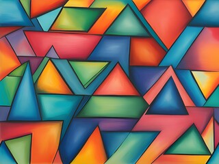 pattern with abstract geometric