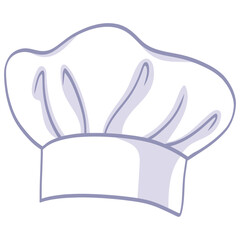 Chef Hat Cap Vector Illustration Icon