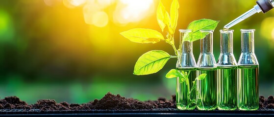 Plant Research and Development in a Laboratory Setting.