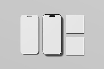 Social Media Post Blank Mockup