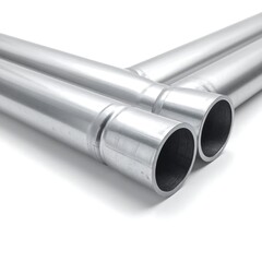 Metal pipes in a corner