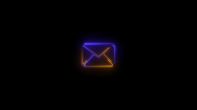 galling New Email 2D Animation For Mail Message App Or Web. 4K