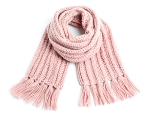 Pink Knitted Scarf