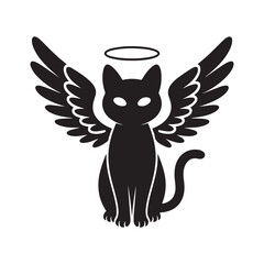 Heavenly Pet Paw Tattoo Style Design