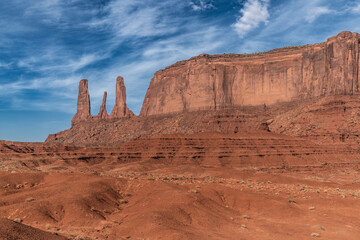 Scenic Red Rock Desert Landscape with Blue Sky – Canyonlands, Utah