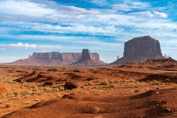 Scenic Red Rock Desert Landscape with Blue Sky – Canyonlands, Utah