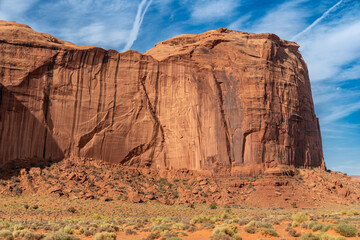 Scenic Red Rock Desert Landscape with Blue Sky &ndash; Canyonlands, Utah