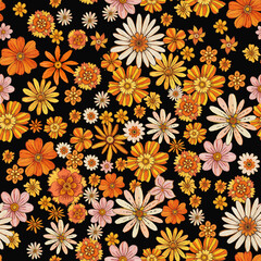 Dance of Sunlit Petals 