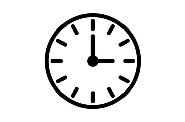 Modern Clock Vector Design