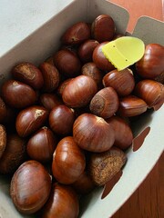roasted Chestnut in paper box
