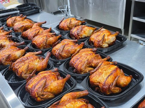 Grocery Store Rotisserie Chickens, Oven Roasted Rotisserie Chicken, ready to eat meal, 